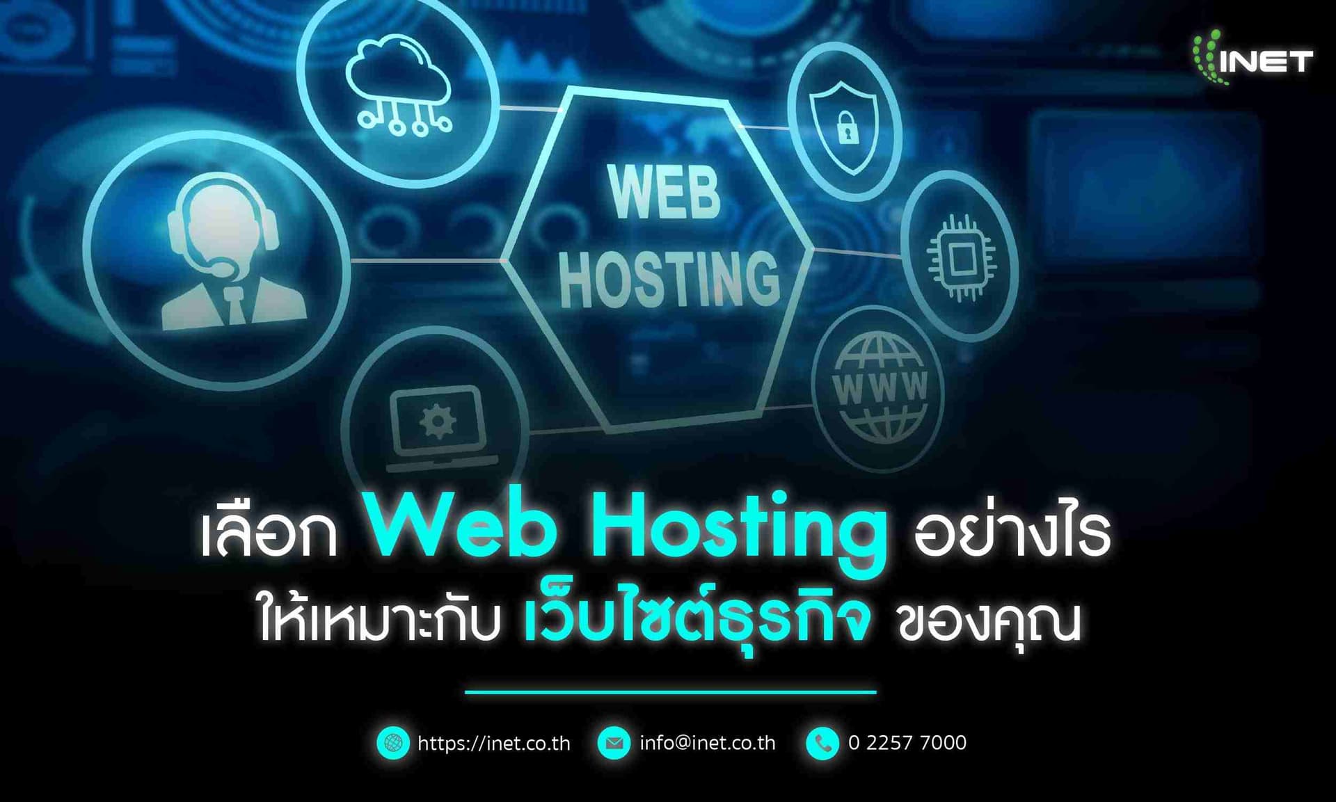 เลือก Web Hosting อย่างไร ให้เหมาะกับเว็บไซต์ธุรกิจของคุณ