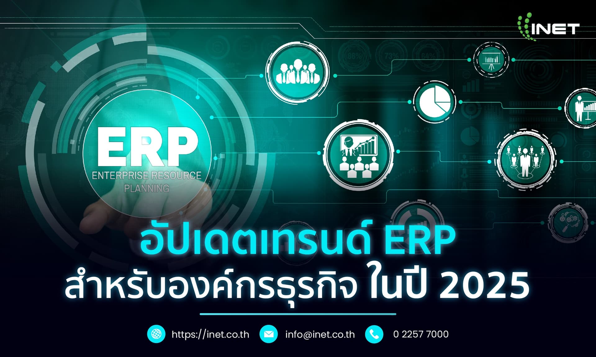 อัปเดตเทรนด์ ERP สำหรับองค์กรธุรกิจ ในปี 2025
